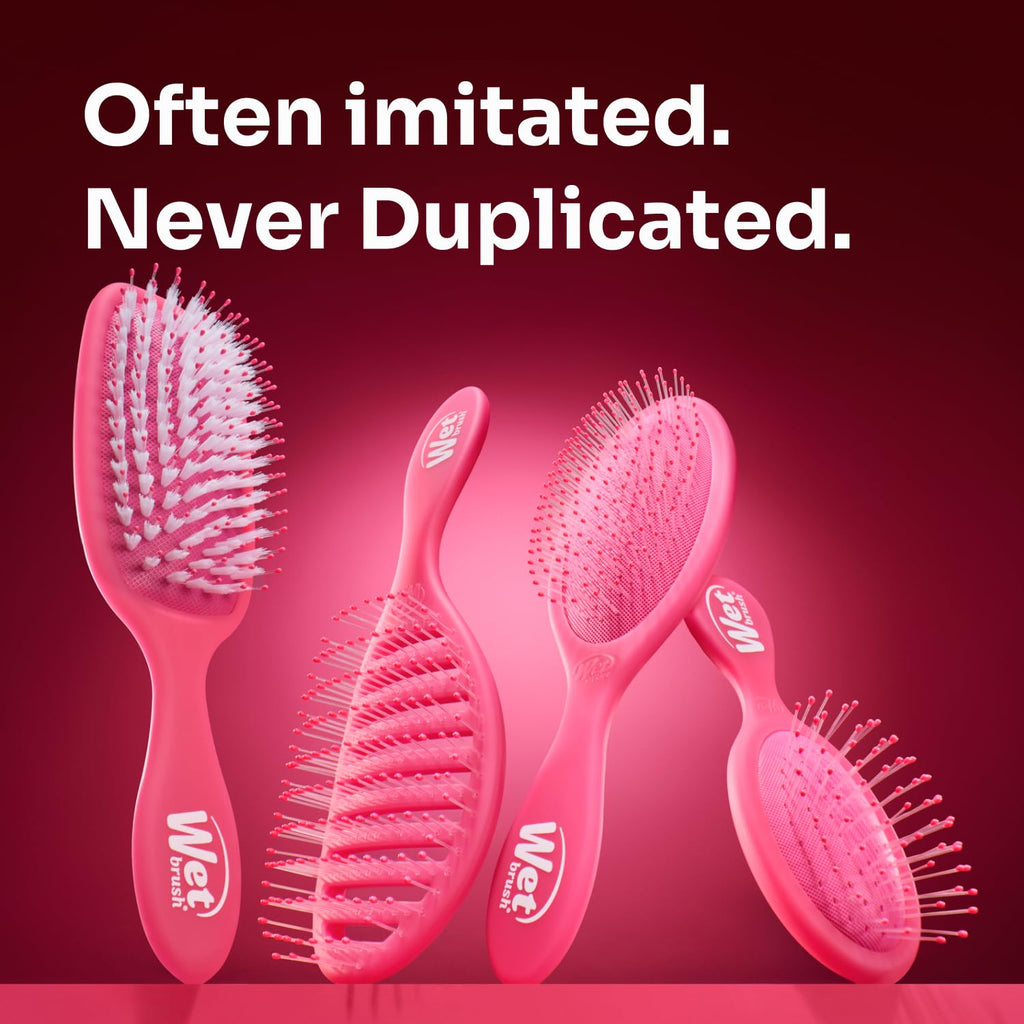 Wet Brush Original Detangler Hair Brush, Sky, For All Hair Textures | Ultra-Soft IntelliFlex Bristles Detangle Wet, Dry & Damaged Hair with Less Breakage, Pain-Free Detangling Brush