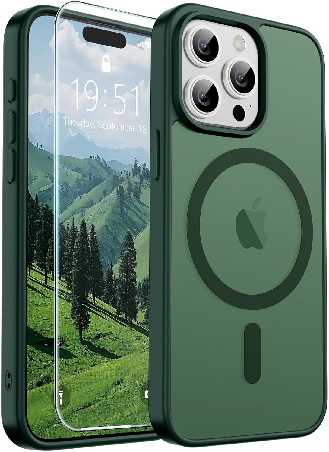 SUPFINE Magnetic for iPhone 16 Case Black