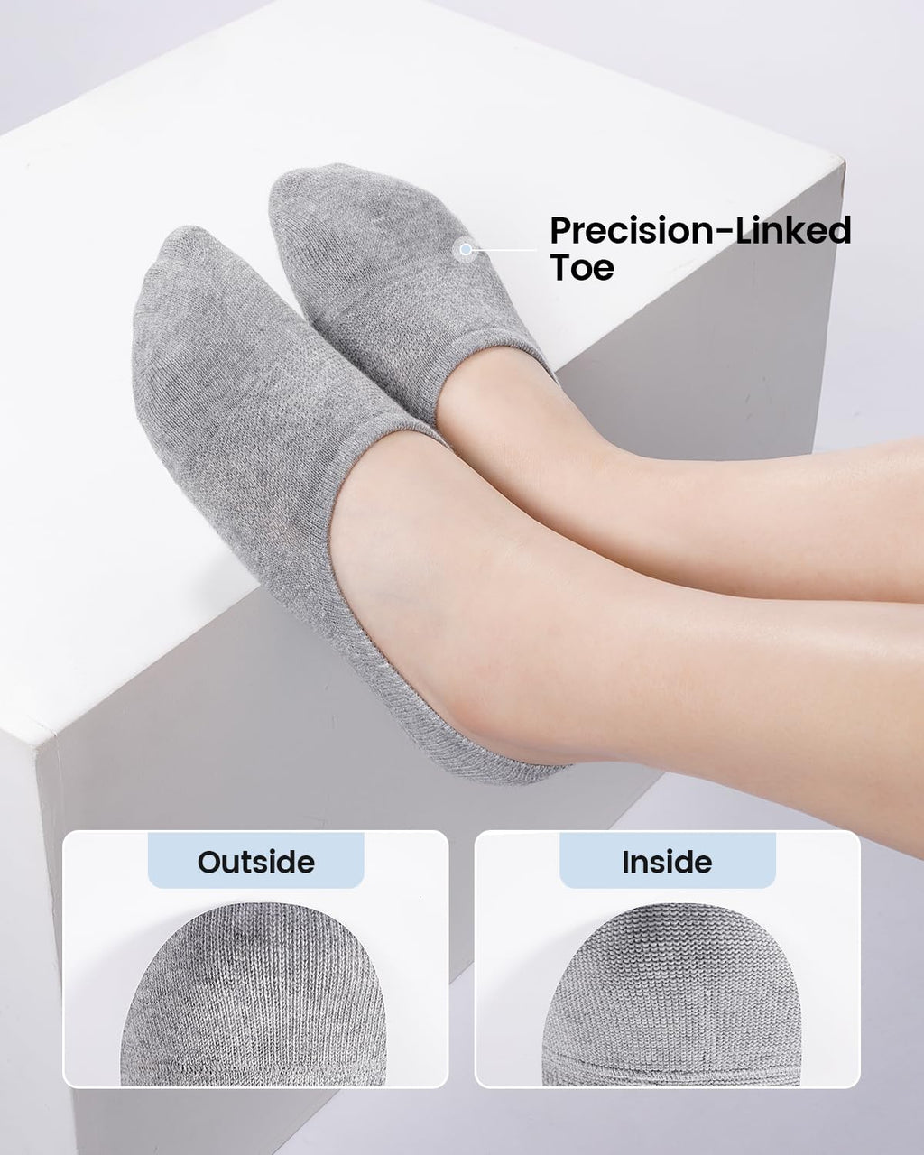 IDEGG Women & Men No Show Low Cut Anti‑Slip Casual Sports Running Socks