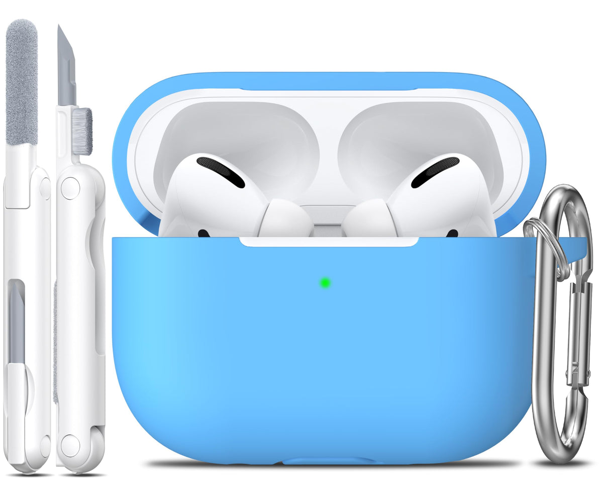 R-fun Silicone Case for AirPods 4 and AirPods 5, Black