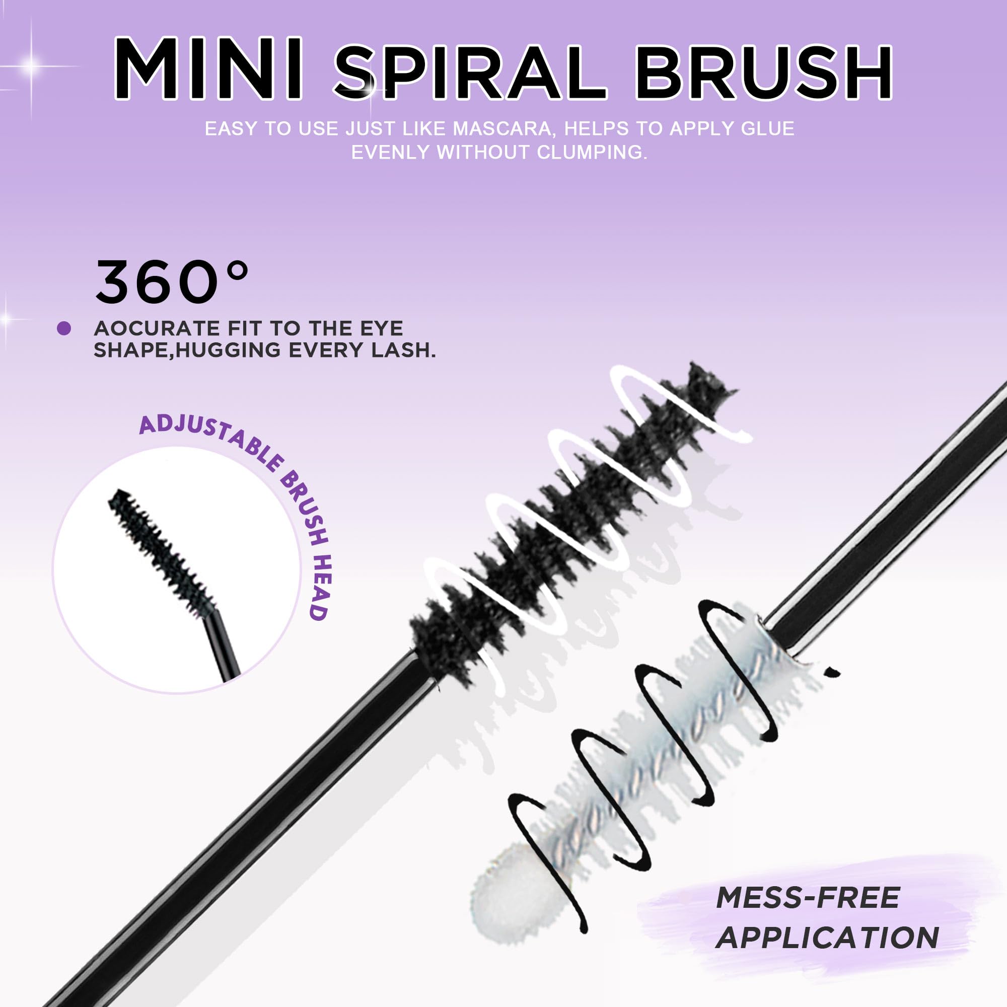 GAQQI Lash Cluster Glue, Waterproof Bond and Seal Lash Glue, Black - 10ml | Strong Hold 3-7days, Latex-free & Formaldehyde-free, Waterproof, For Cluster/ Individual/ Strip Lashes, Easy to Use