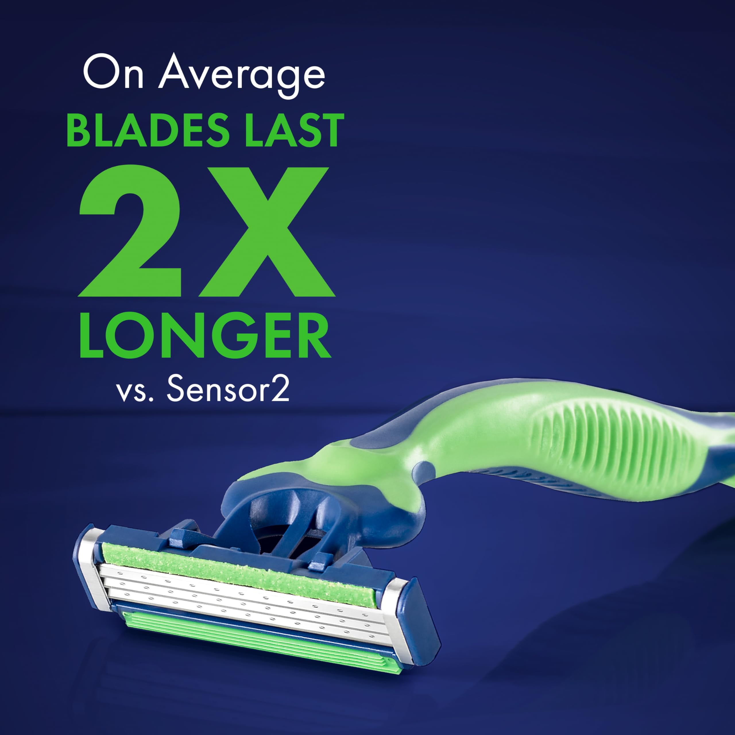 Gillette Sensor3 Sensitive Men's Disposable Razor, 4 Razors