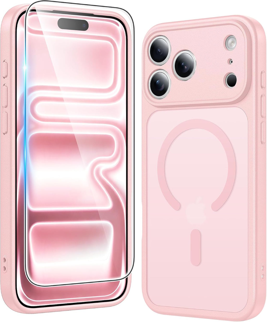 FNTCASE for iPhone 15/14/13 Case Compatible with Magsafe Clear Phonecase