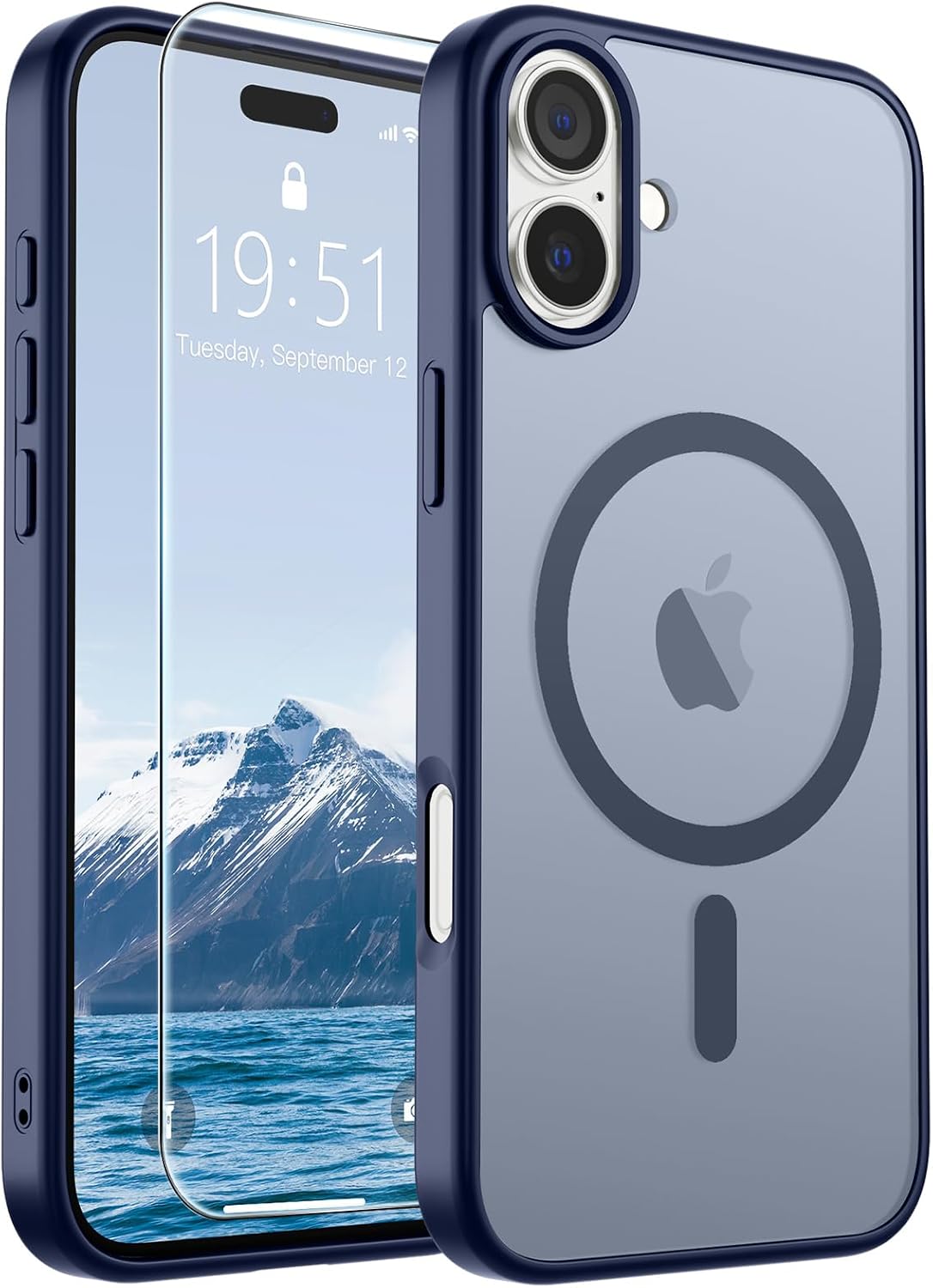 SUPFINE Magnetic for iPhone 16 Case Black