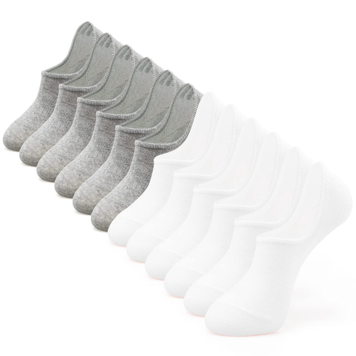 IDEGG Women & Men No Show Low Cut Anti‑Slip Casual Sports Running Socks