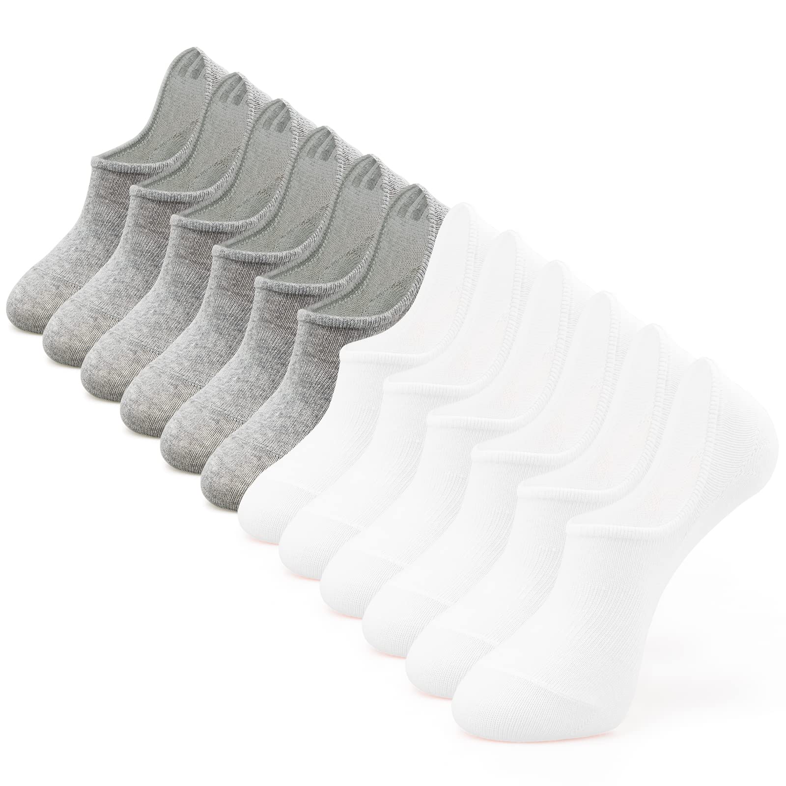 IDEGG Women & Men No Show Low Cut Anti‑Slip Casual Sports Running Socks