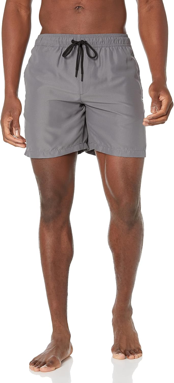 Amazon Essentials Men's 7" Quick-Dry Swim Trunk, Lightweight Breathable