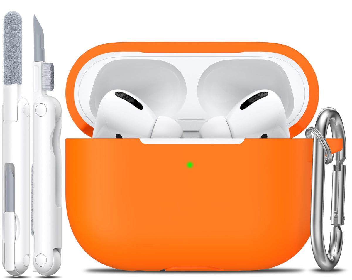 R-fun Silicone Case for AirPods 4 and AirPods 5, Black