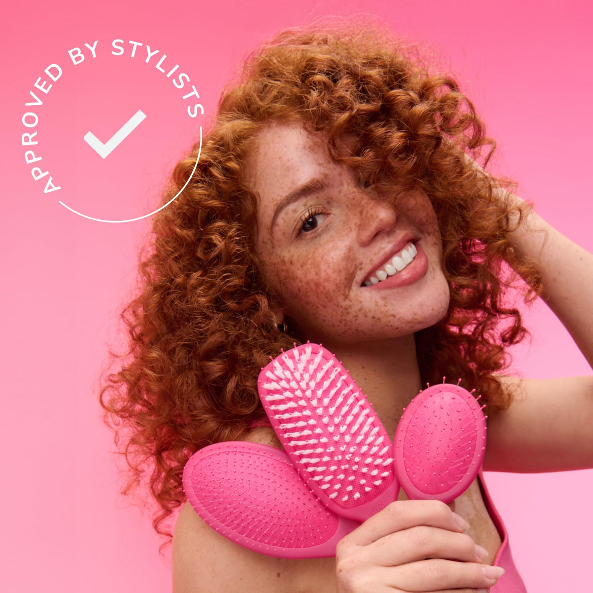 Wet Brush Original Detangler Hair Brush, Sky, For All Hair Textures | Ultra-Soft IntelliFlex Bristles Detangle Wet, Dry & Damaged Hair with Less Breakage, Pain-Free Detangling Brush
