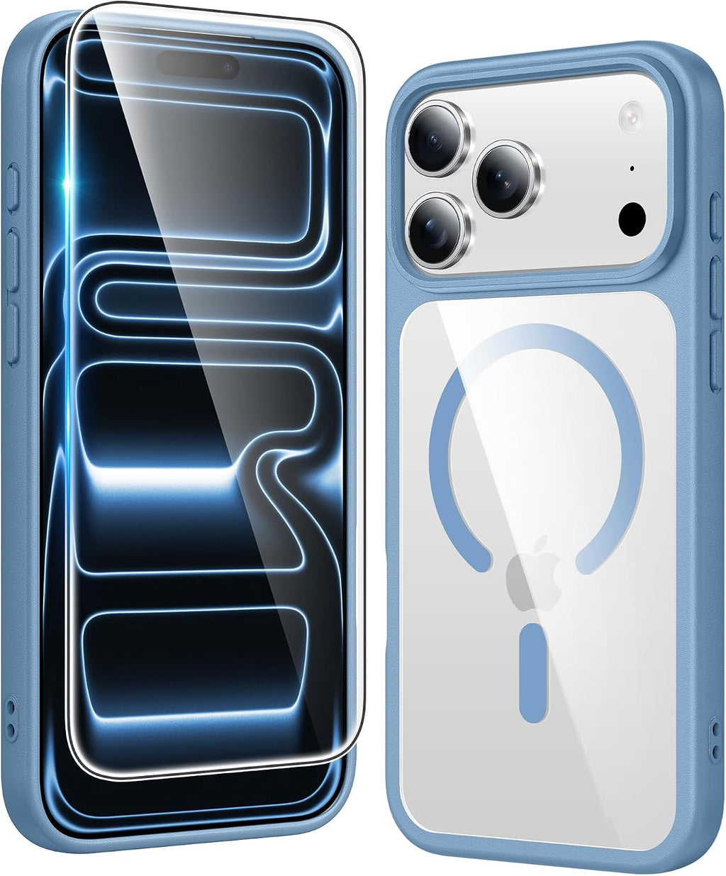 FNTCASE for iPhone 15/14/13 Case Compatible with Magsafe Clear Phonecase