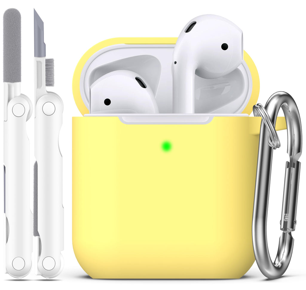 R-fun Silicone Case for AirPods 4 and AirPods 5, Black