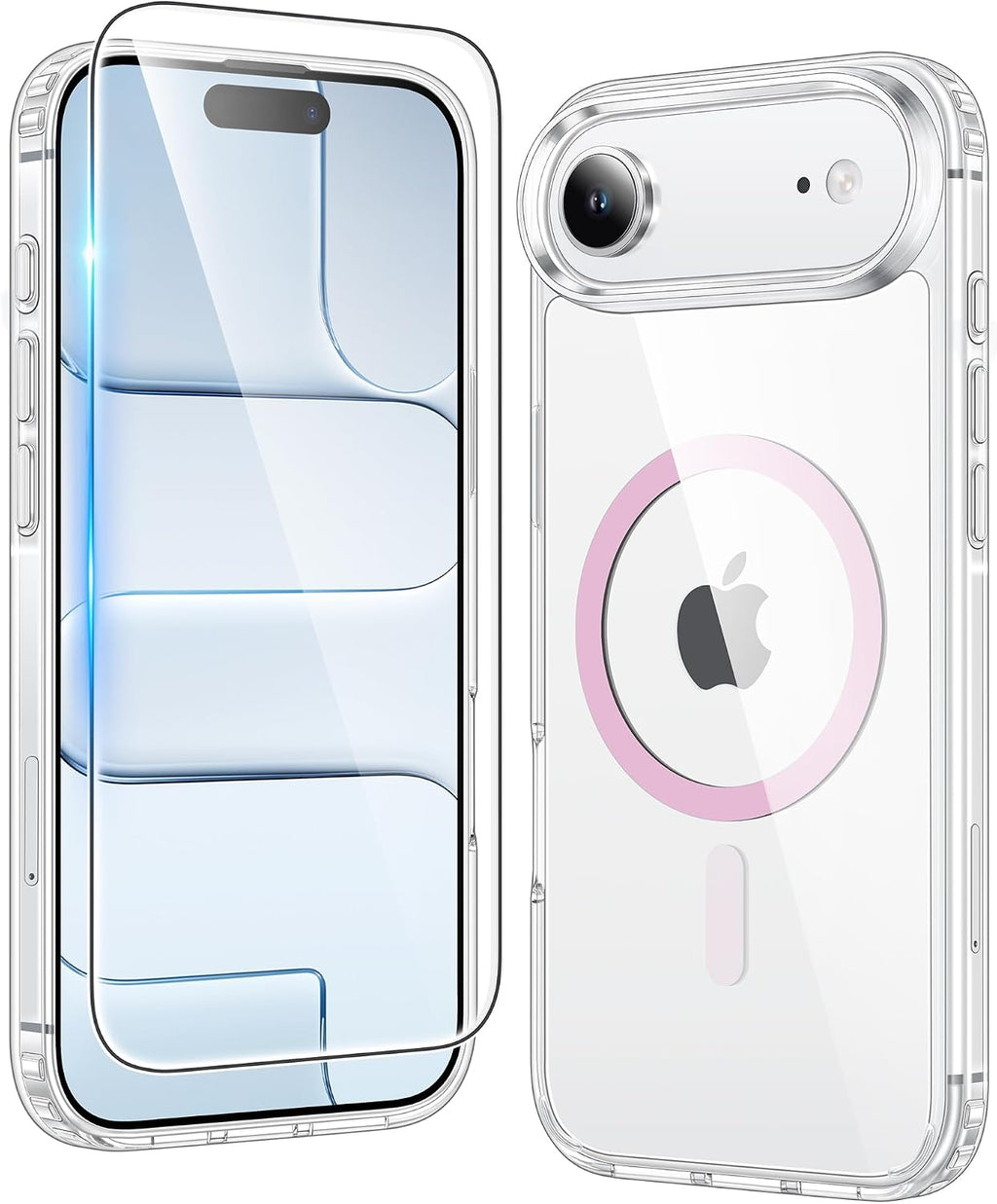 FNTCASE for iPhone 15/14/13 Case Compatible with Magsafe Clear Phonecase