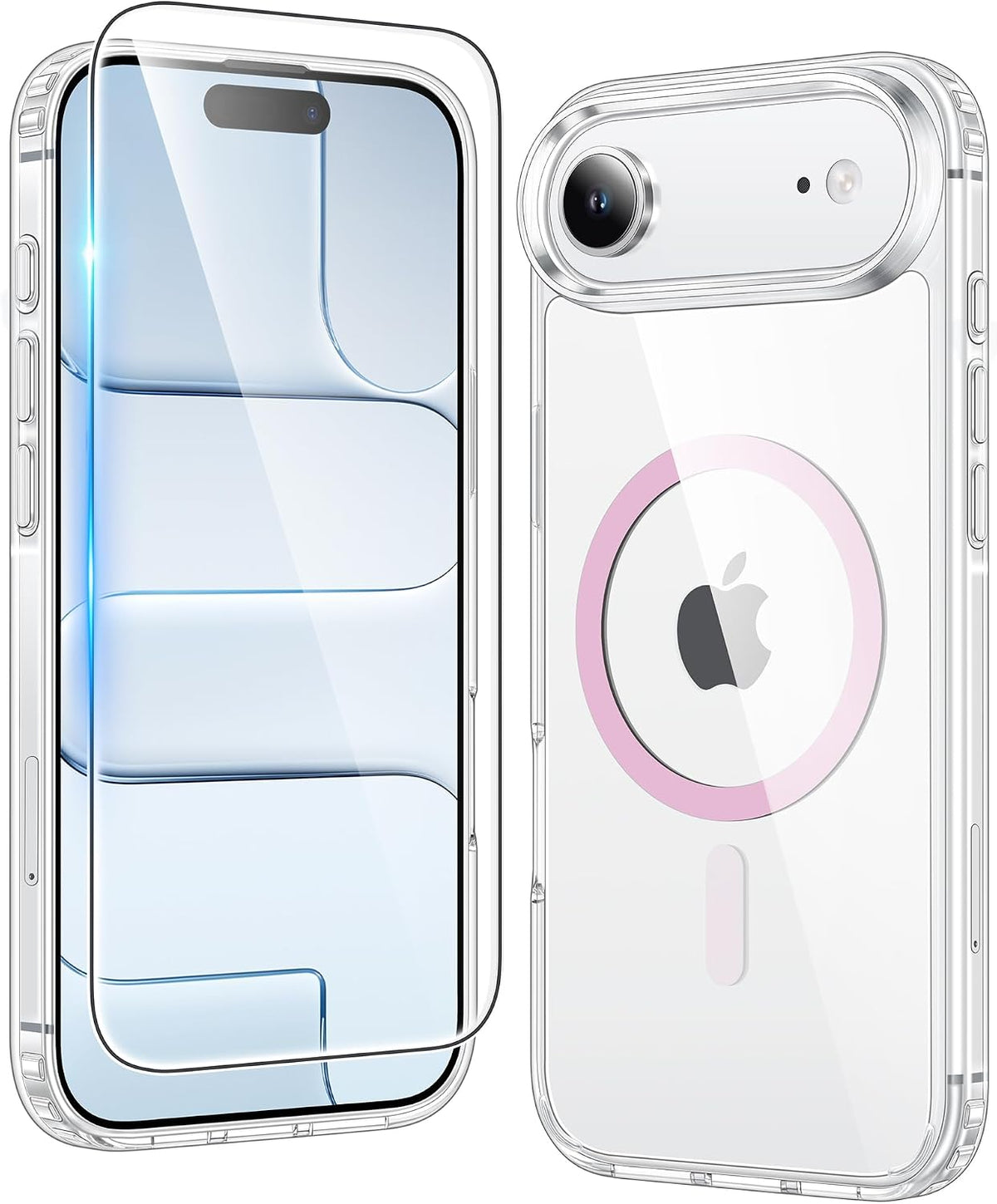 FNTCASE for iPhone 15/14/13 Case Compatible with Magsafe Clear Phonecase