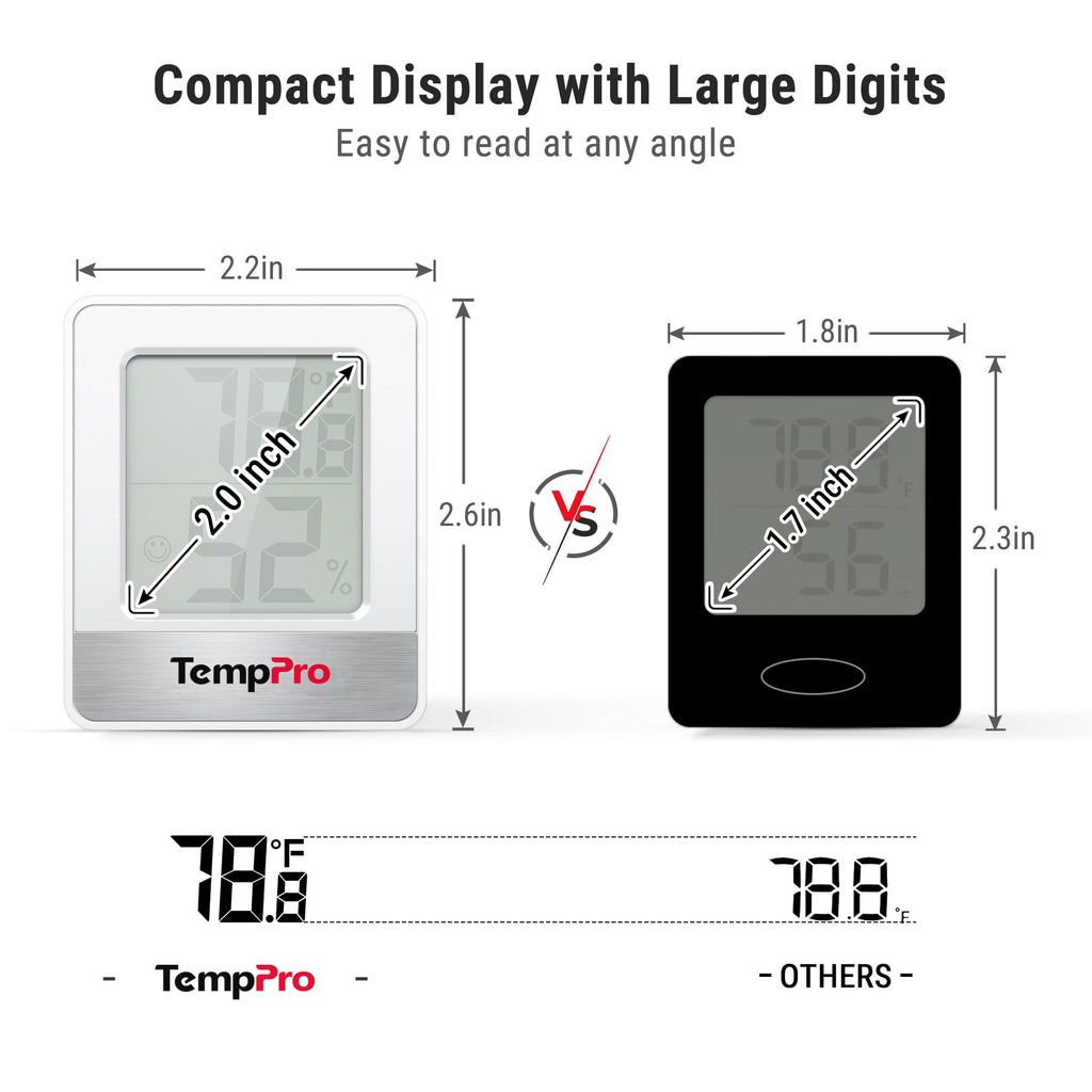 TempPro TempAir Digital Hygrometer Indoor Thermometer