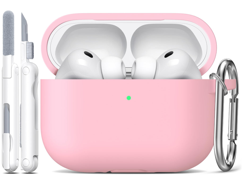 R-fun Silicone Case for AirPods 4 and AirPods 5, Black