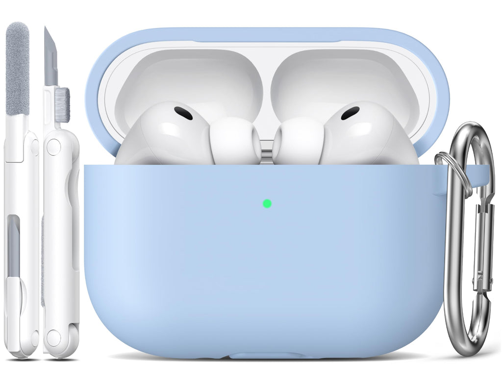 R-fun Silicone Case for AirPods 4 and AirPods 5, Black