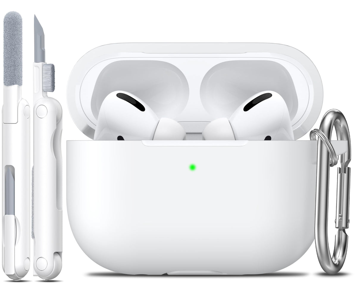 R-fun Silicone Case for AirPods 4 and AirPods 5, Black