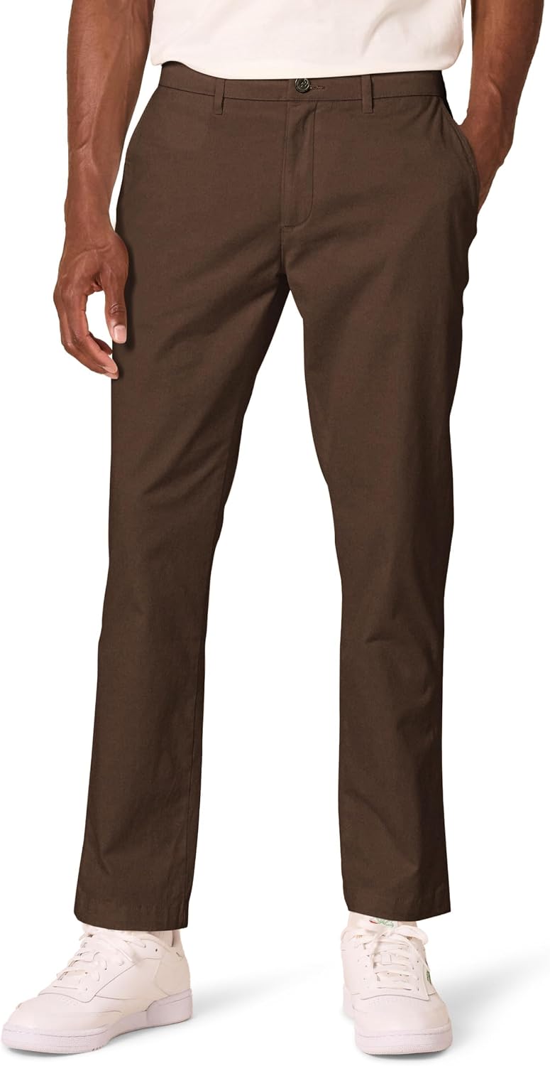 Amazon Essentials Men's Athletic-Fit Stretch Chino Pants, Casual Business Wear