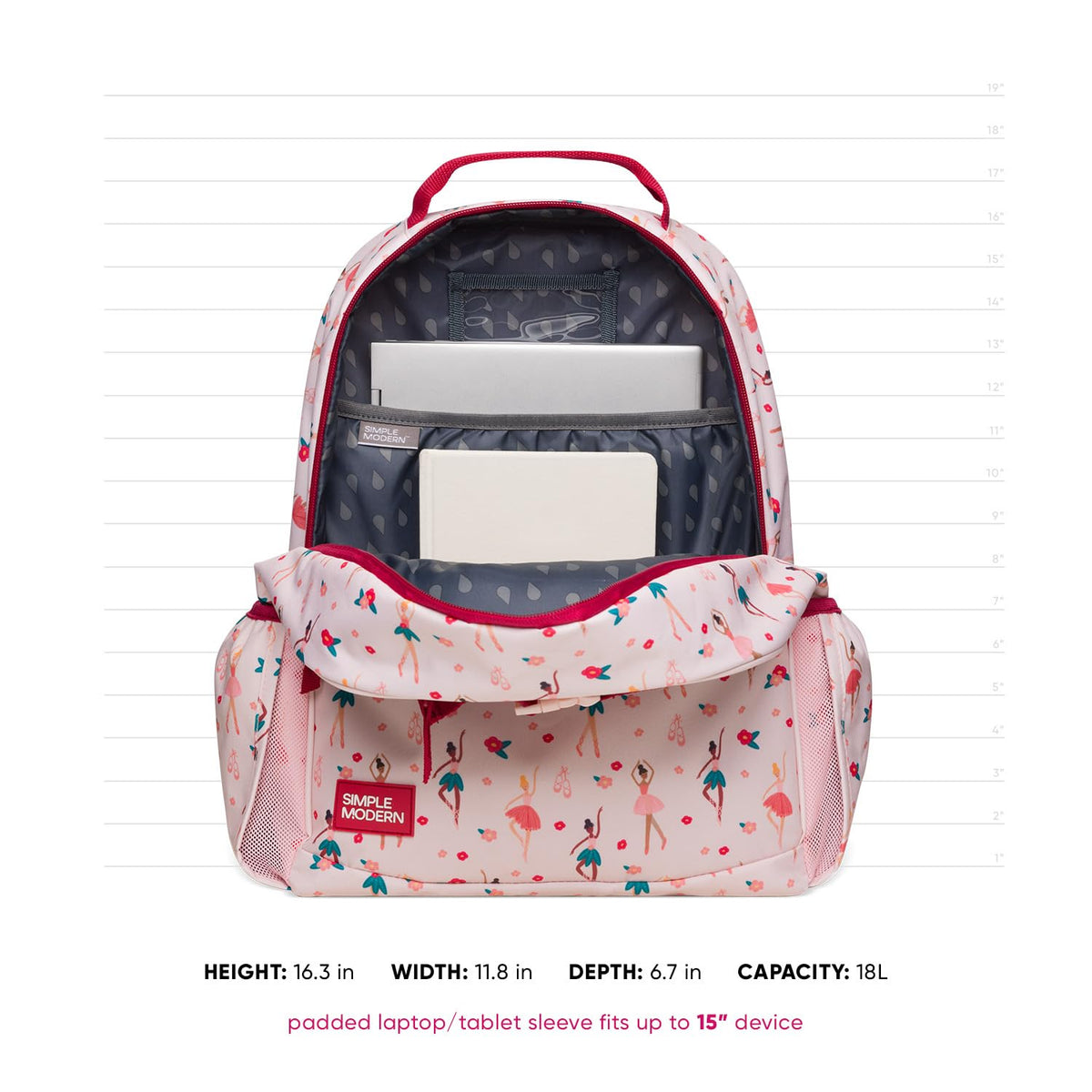 Simple Modern Marvel Spidey Kids Backpack for School, Girls, Boys | 12L | Fletcher Spiderman Bookbag, School Backpack for Toddler, Preschool, Kindergarten | Fits Lunch Box, Cute | Medium