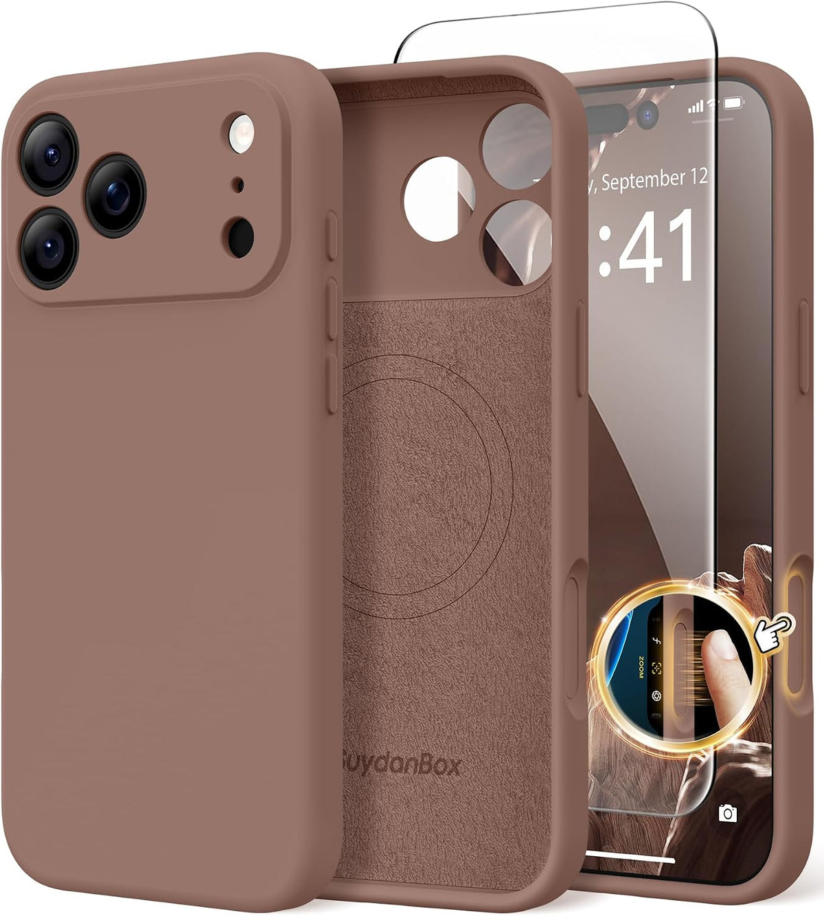 Magnetic for iPhone 18 Pro Max/iPhone 17 Pro Max Case Silicone