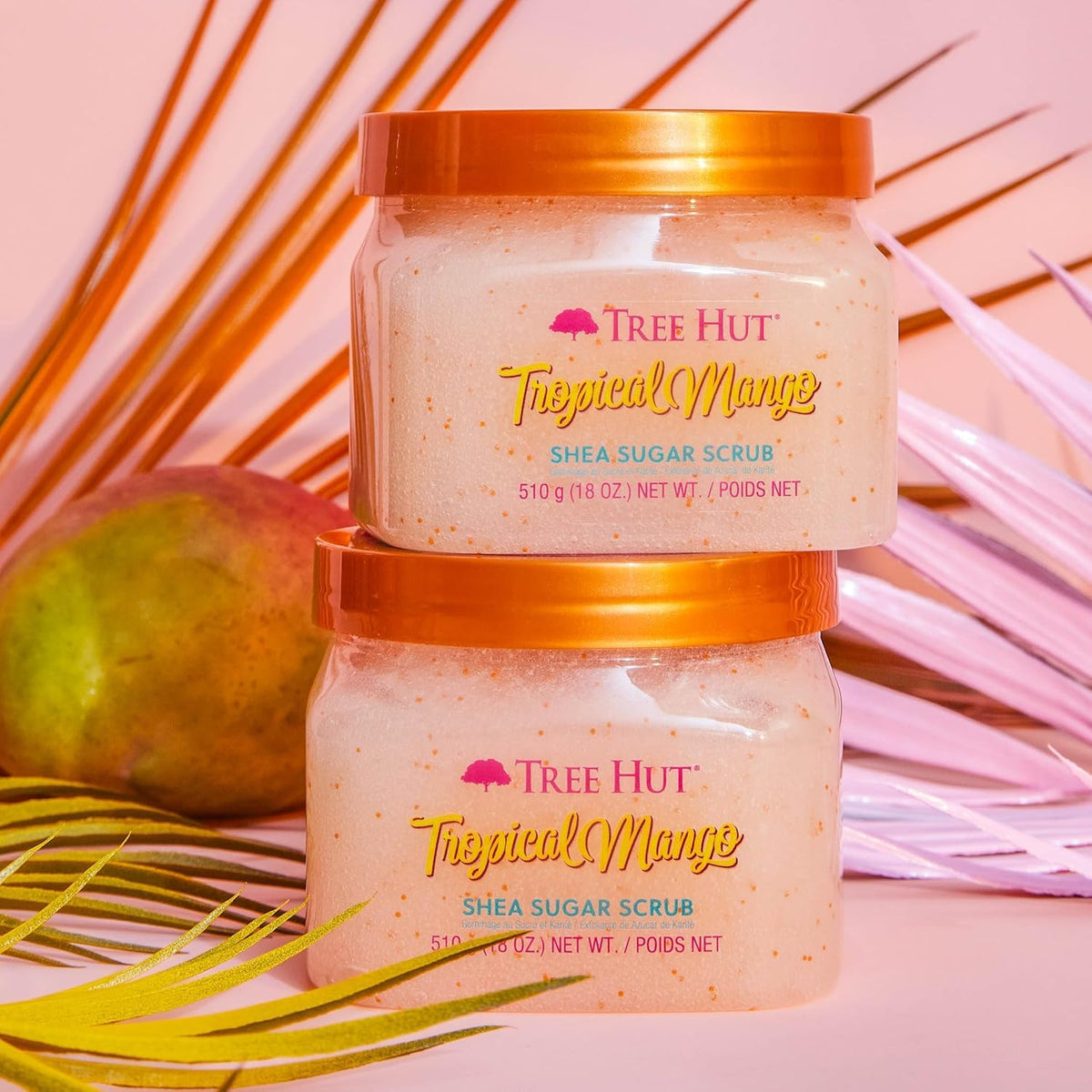 Tree Hut Body Scrub, Coco Colada, 18 Oz | Exfoliating & Hydrating Sugar Scrub with Shea Butter & Essential Oils, Smooth Skin, Body Exfoliator For All Skin Types