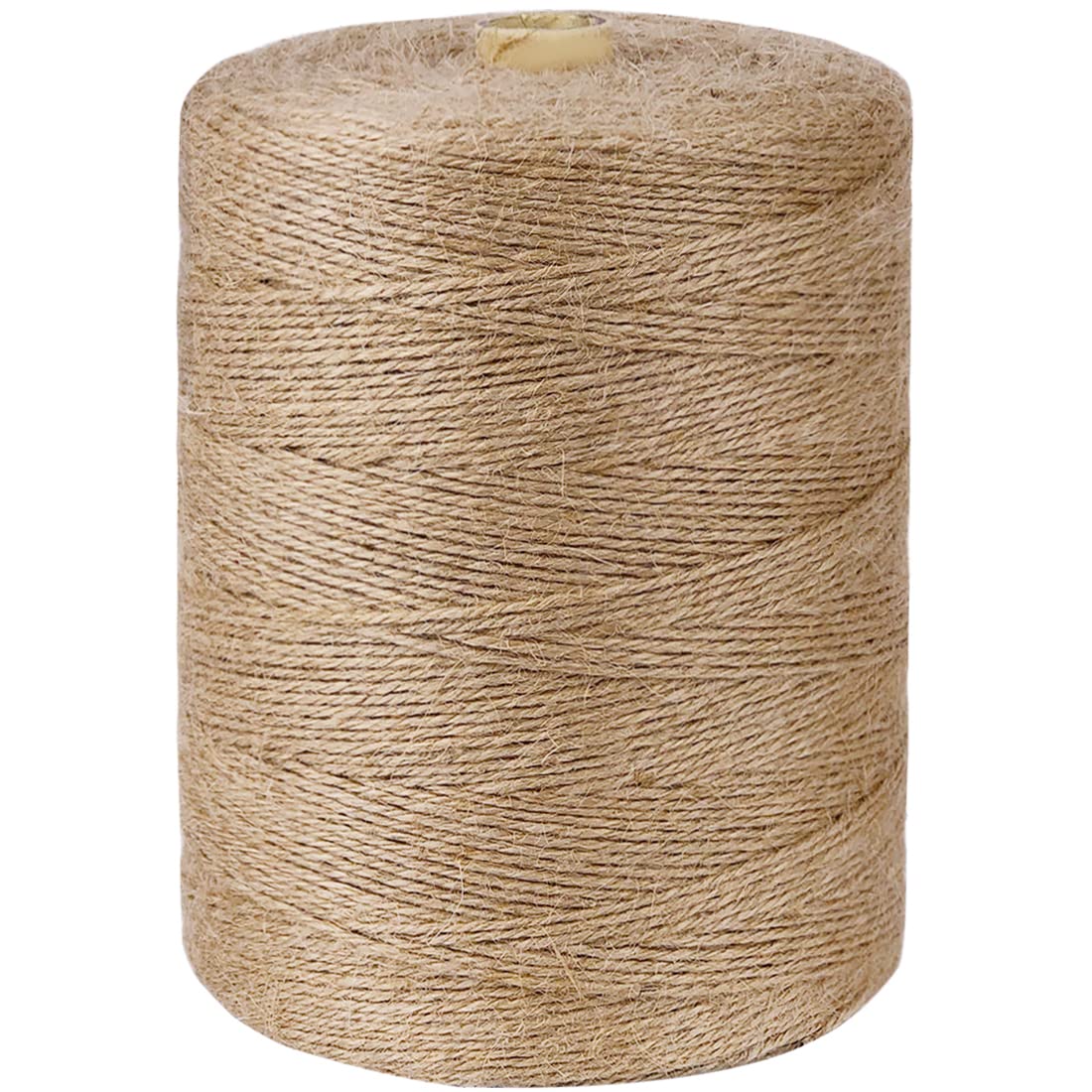 PerkHomy Natural Jute Twine 600 Feet Long Twine String for Crafts Gift Wrapping Packing Gardening Crochet Knitting Macrame Decor (Brown 2mm * 600feet)