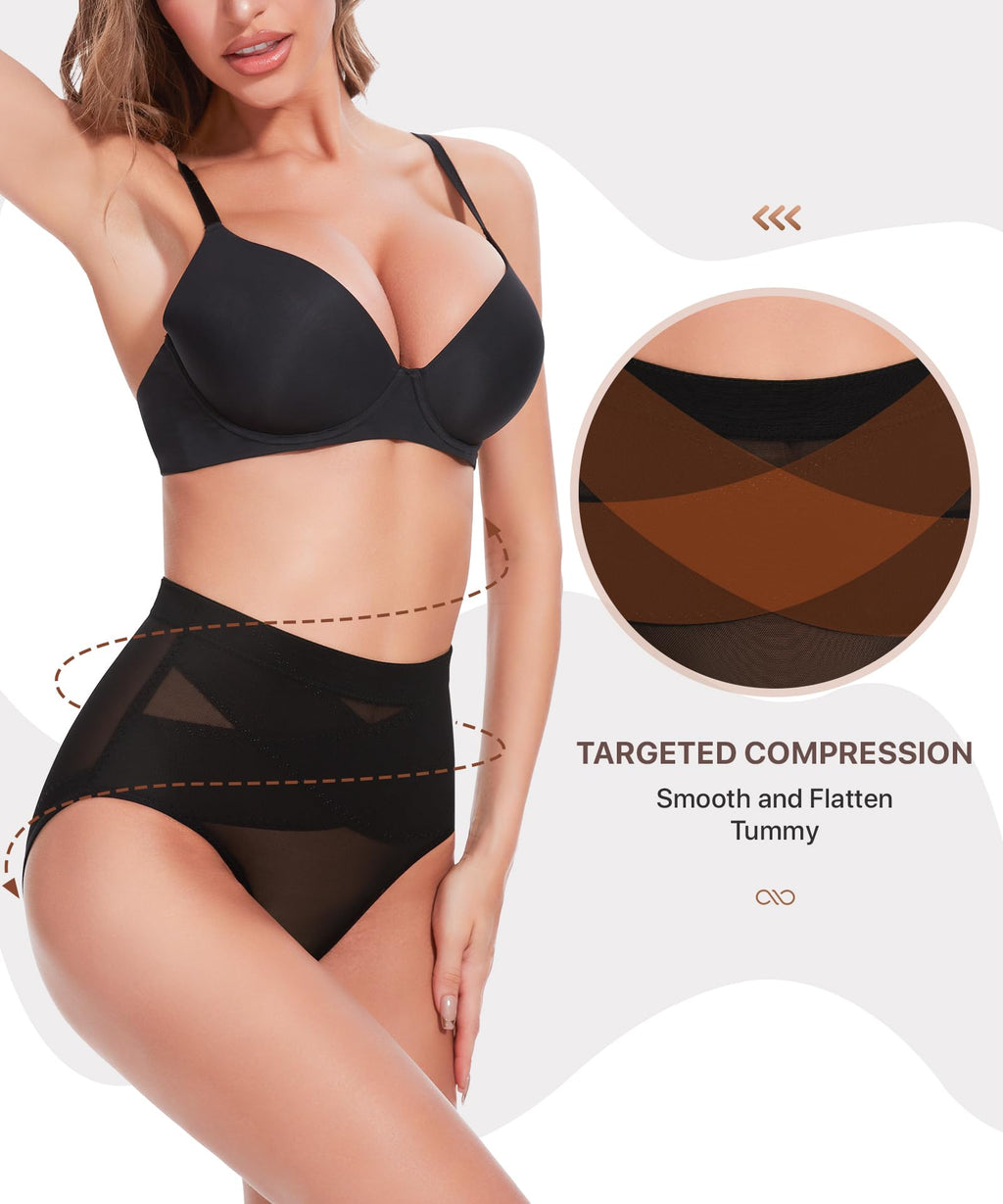 GYDEK Tummy Control Shapewear Panties for Women High Waist Shaper Underwear | Breathable material, High-Waist, Shapewear Girdle, Body Shaper, Seamless Shapewear, Lightweight