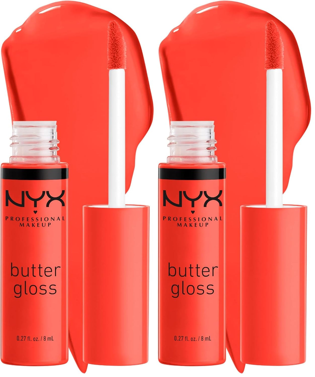 NYX PROFESSIONAL MAKEUP Butter Gloss, Non-Sticky Lip Gloss - Sugar Glass ,Clear