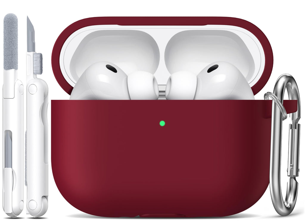 R-fun Silicone Case for AirPods 4 and AirPods 5, Black
