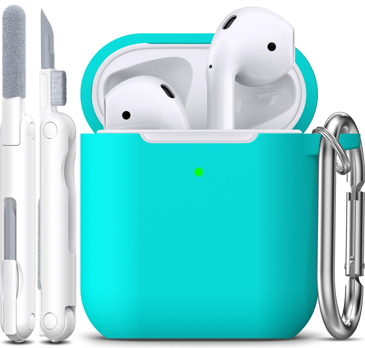 R-fun Silicone Case for AirPods 4 and AirPods 5, Black