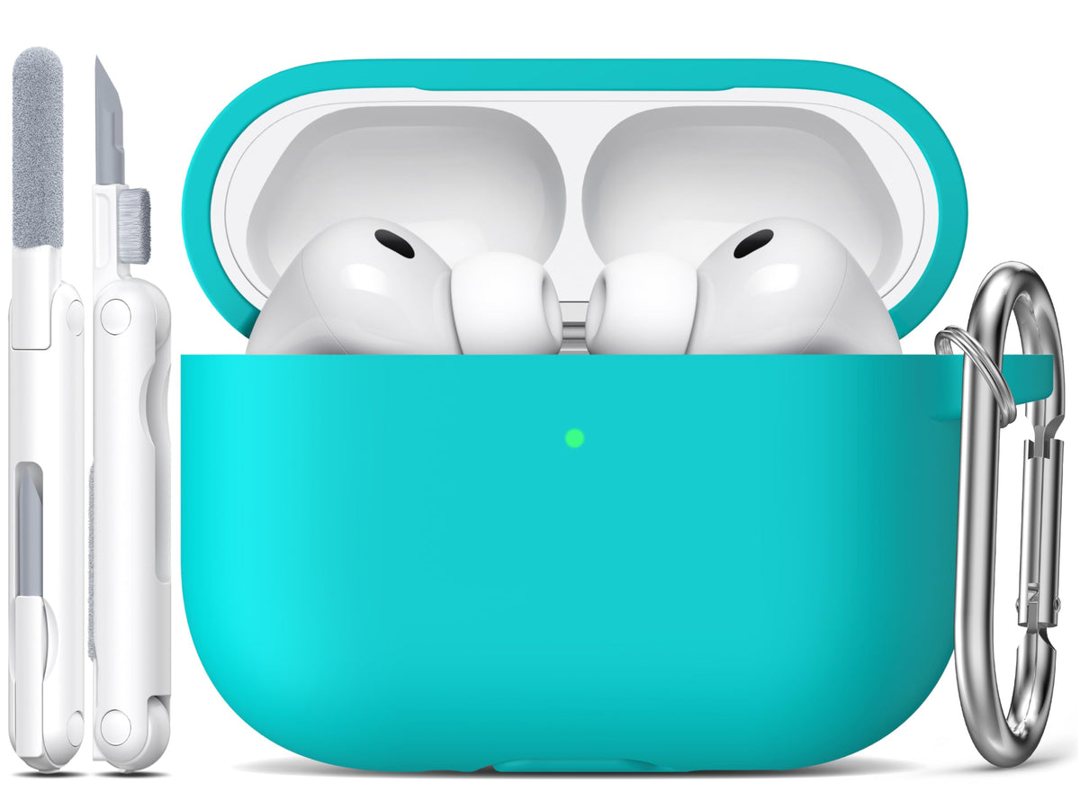 R-fun Silicone Case for AirPods 4 and AirPods 5, Black