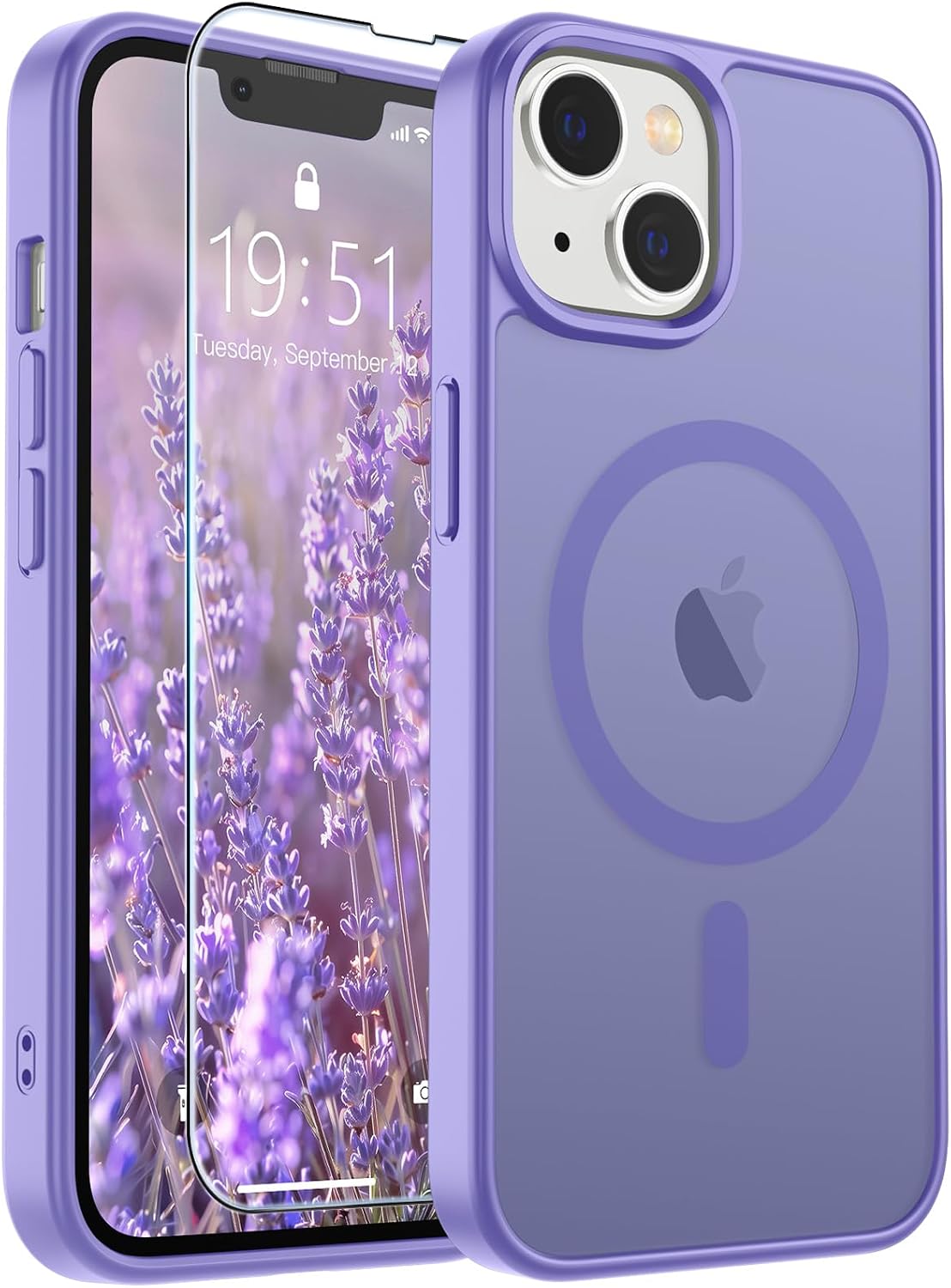 SUPFINE Magnetic for iPhone 16 Case Black