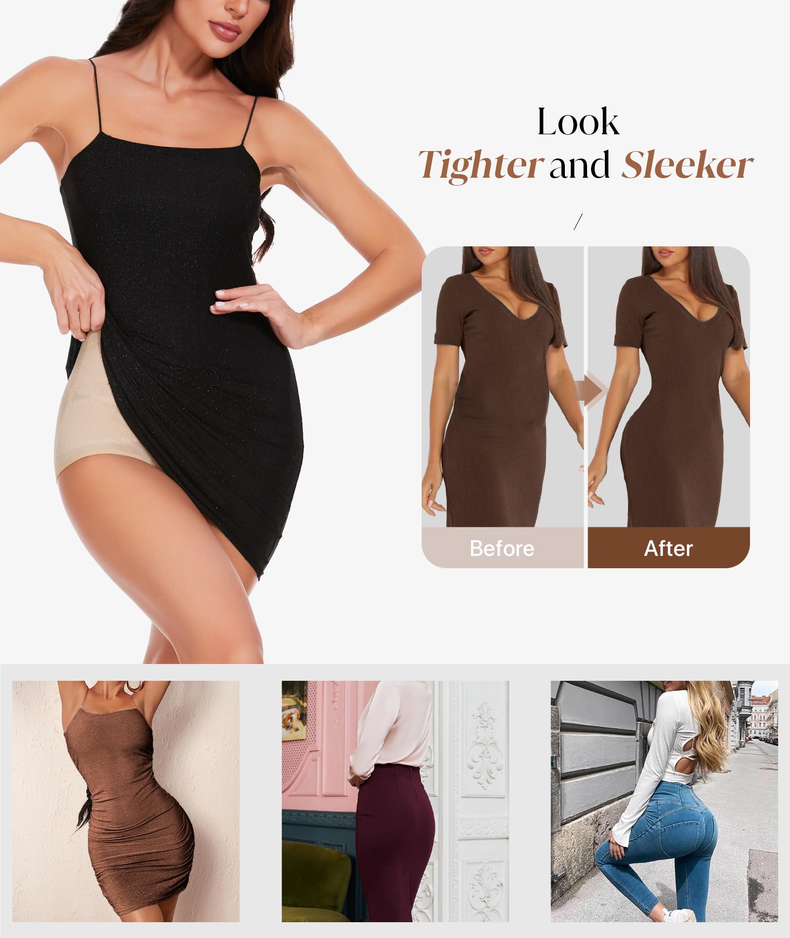 GYDEK Tummy Control Shapewear Panties for Women High Waist Shaper Underwear | Breathable material, High-Waist, Shapewear Girdle, Body Shaper, Seamless Shapewear, Lightweight