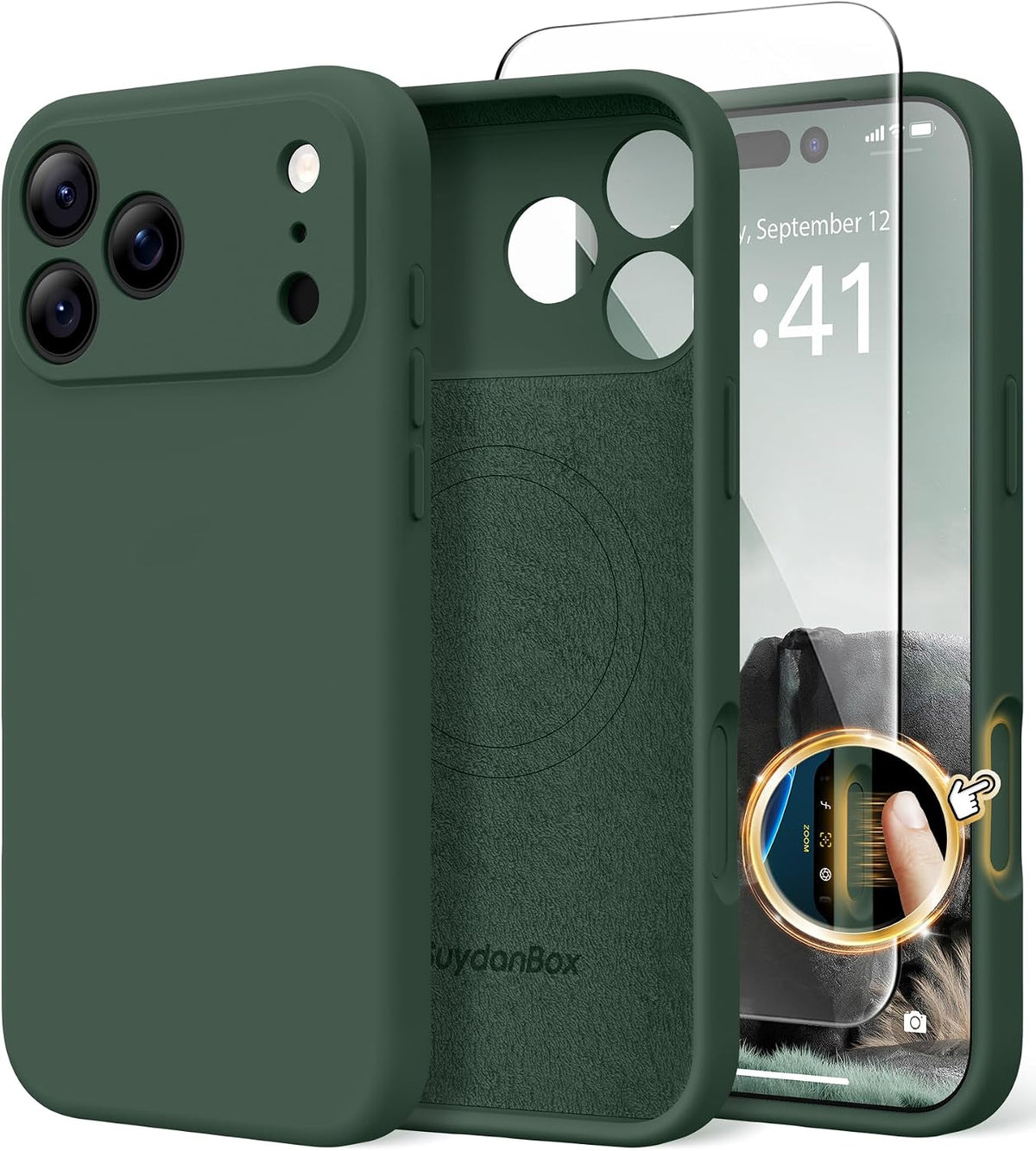 Magnetic for iPhone 18 Pro Max/iPhone 17 Pro Max Case Silicone