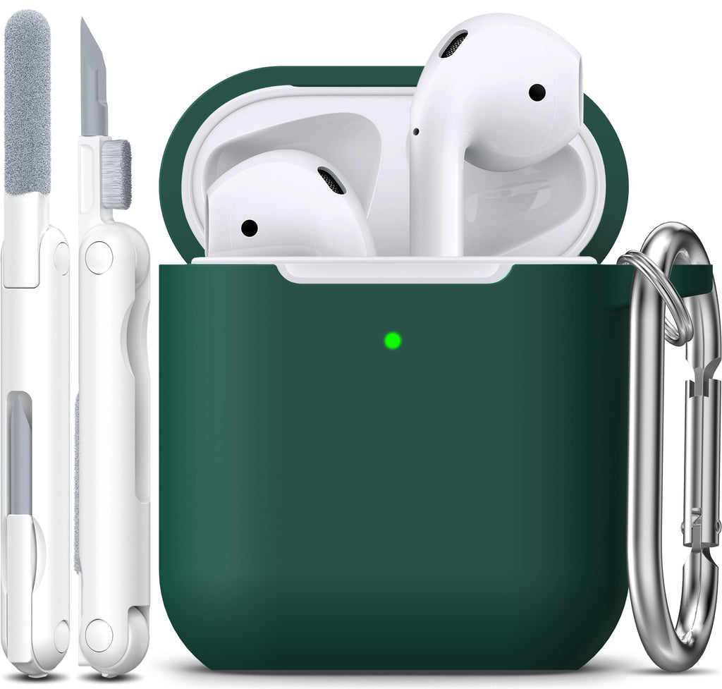 R-fun Silicone Case for AirPods 4 and AirPods 5, Black