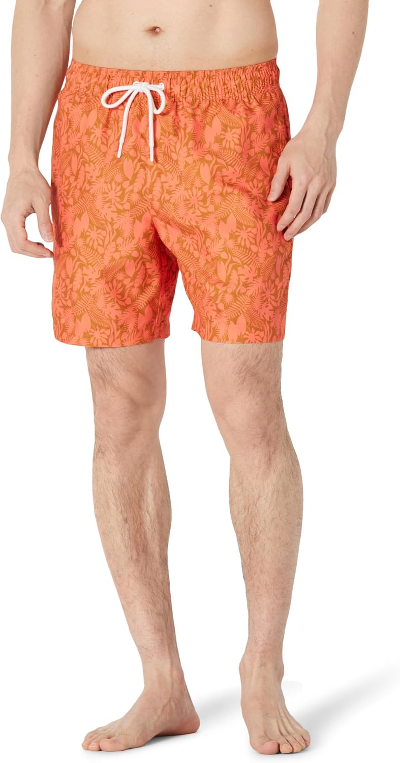 Amazon Essentials Men's 7" Quick-Dry Swim Trunk, Lightweight Breathable