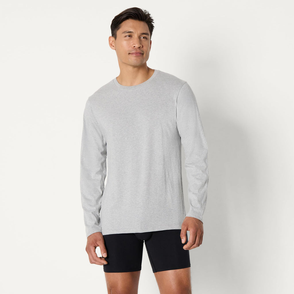 Amazon Essentials Men's Slim Fit Crewneck Undershirts, Pack of 6