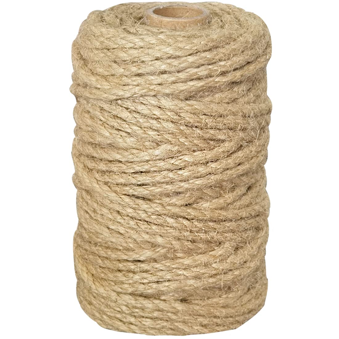 PerkHomy Natural Jute Twine 600 Feet Long Twine String for Crafts Gift Wrapping Packing Gardening Crochet Knitting Macrame Decor (Brown 2mm * 600feet)