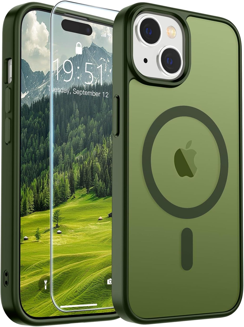 SUPFINE Magnetic for iPhone 16 Case Black
