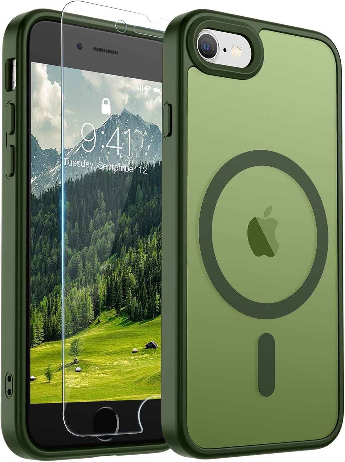 SUPFINE Magnetic for iPhone 16 Case Black