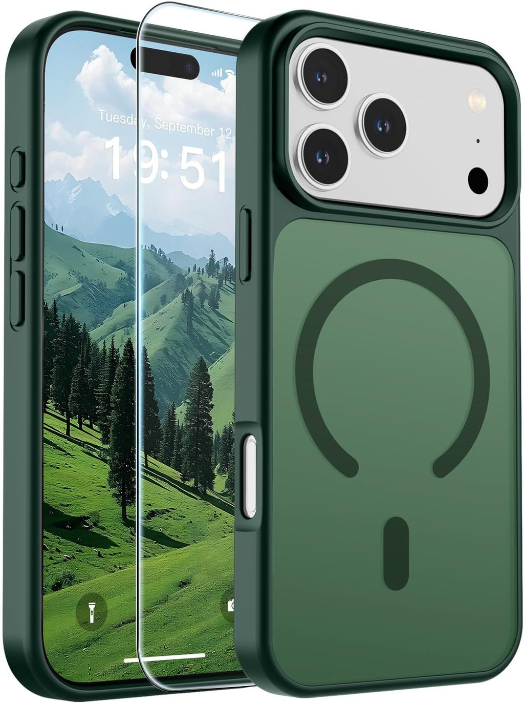 SUPFINE Magnetic for iPhone 16 Case Black