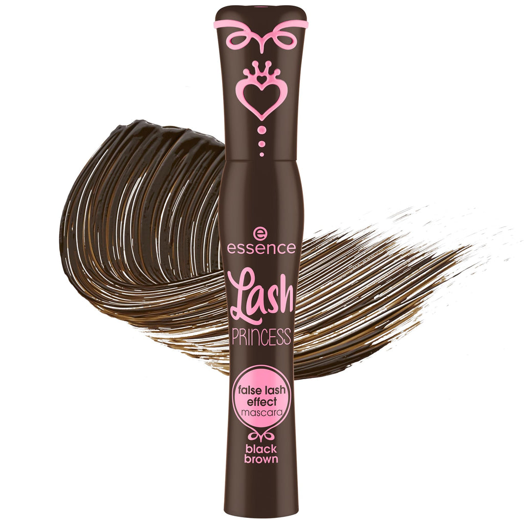 essence Lash Princess False Lash Effect Mascara, Black (Pack of 1) | Volumizing & Lengthening, Clump-Free Fiber Brush, Defines and Separates; Vegan, Cruelty Free, Paraben Free, Oil Free