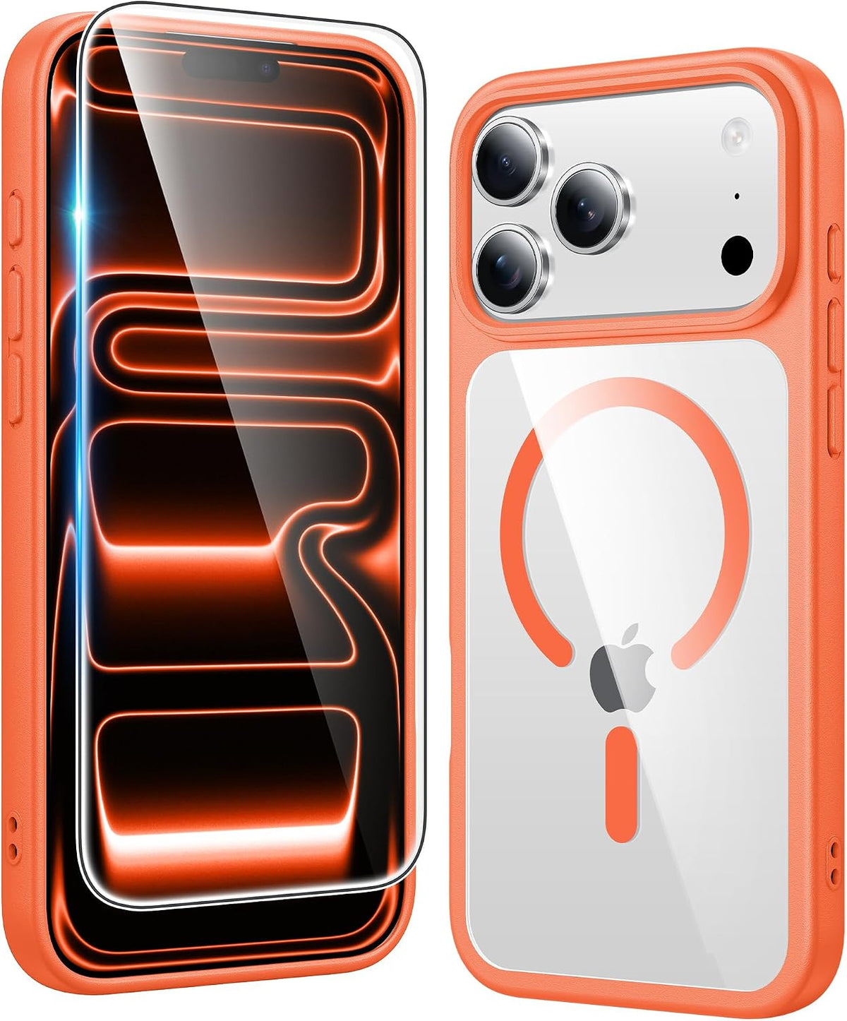 FNTCASE for iPhone 15/14/13 Case Compatible with Magsafe Clear Phonecase