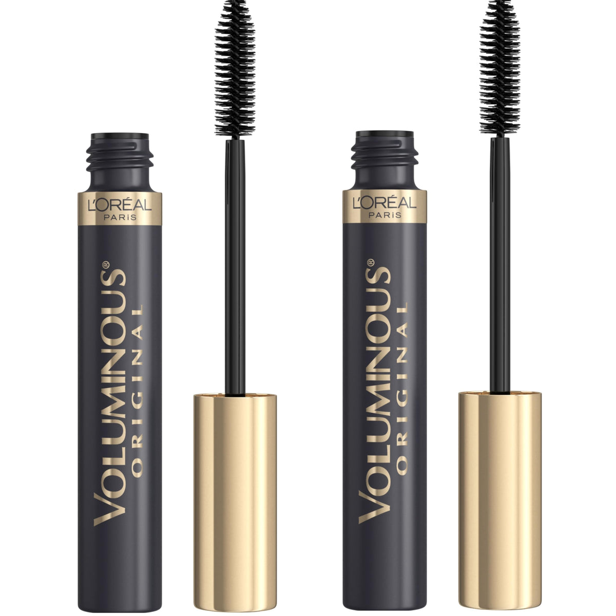L’Oreal Paris Original Voluminous Mascara, Building Mascara Volume and Length Formula, Washable, Blackest Black, 0.26 Fl Oz., 1 Count