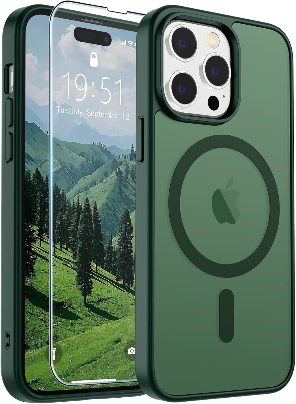 SUPFINE Magnetic for iPhone 16 Case Black