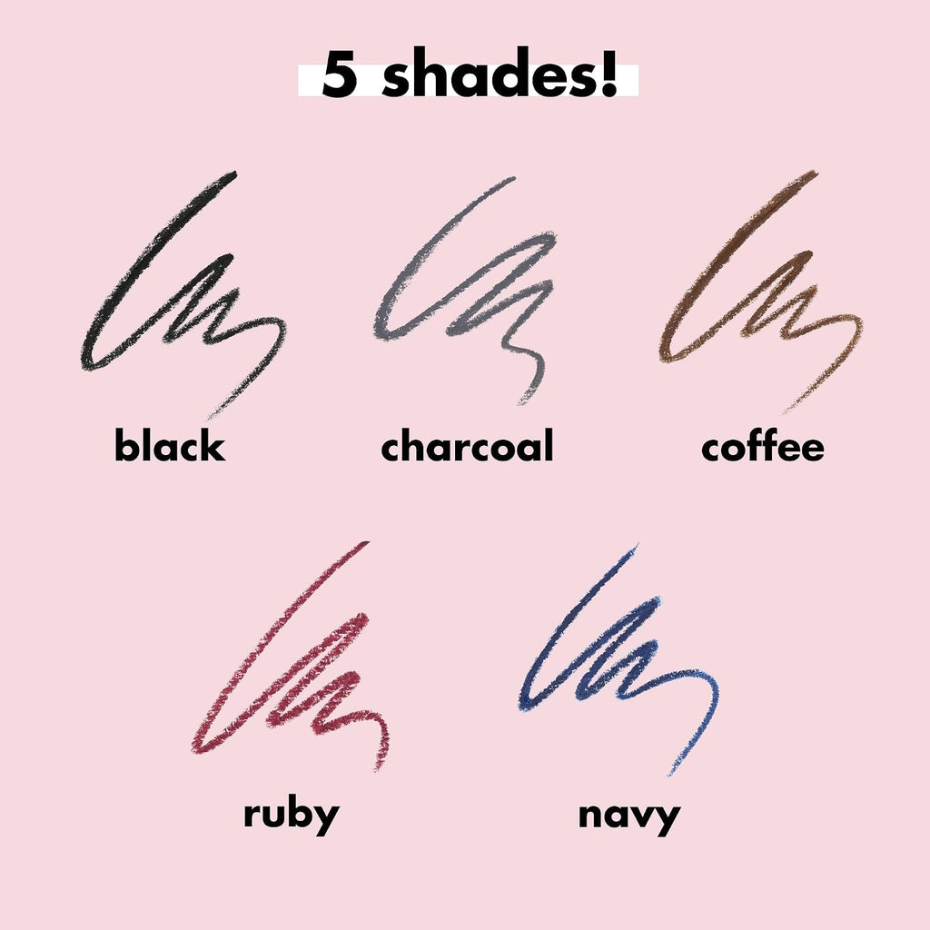 e.l.f. No Budge Retractable Eyeliner, Creamy, Ultra-Pigmented & Waterproof, Creates Bold & Defined Lines, Vegan & Cruelty-Free, Black