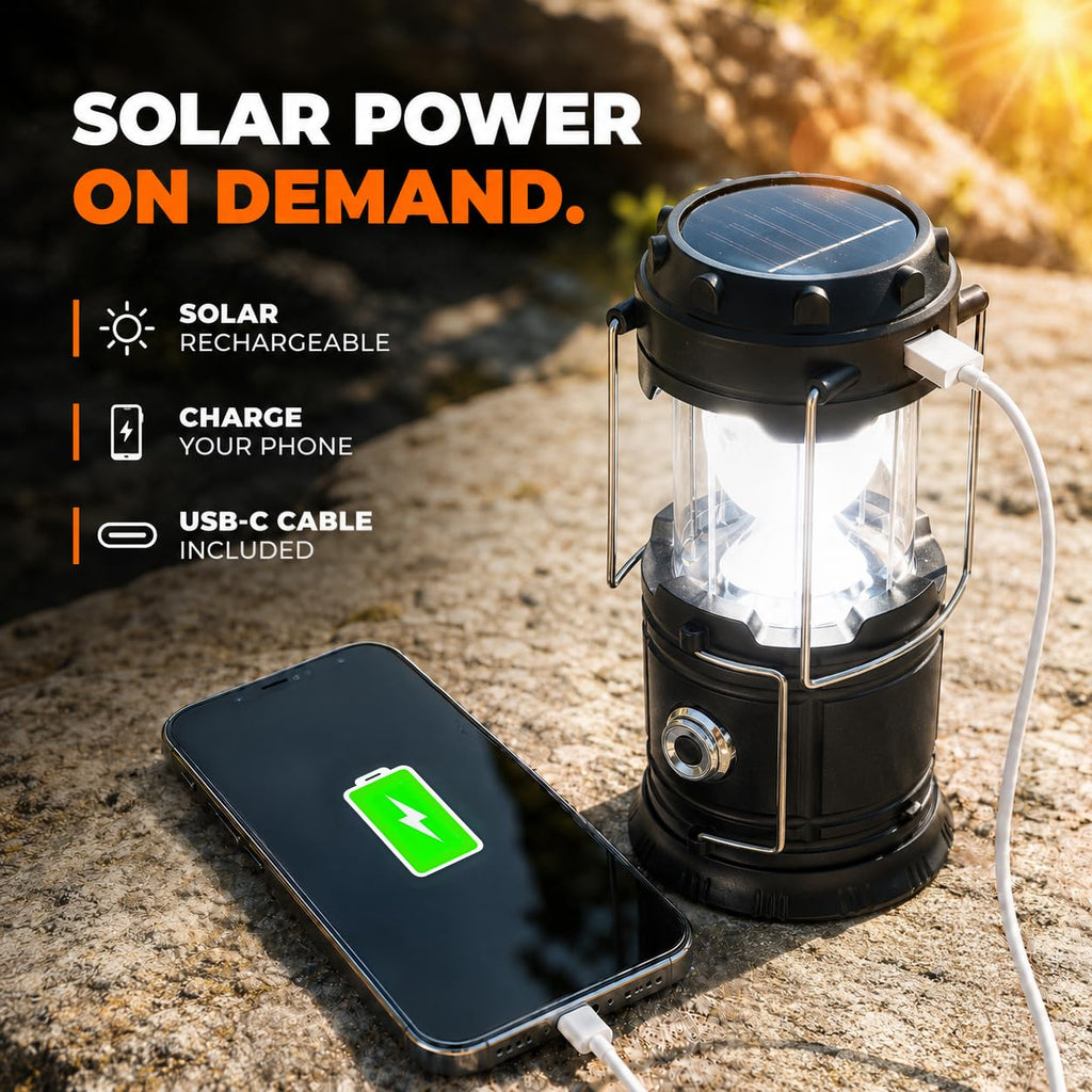 MalloMe Camping Lights LED Lantern Flashlights, Battery Operated Lamp Tent Lanterns for Power Outages, Camping Essentials Outdoor,Home,Emergency Gear, Hurricane Survival (3 AAA batteries not included)