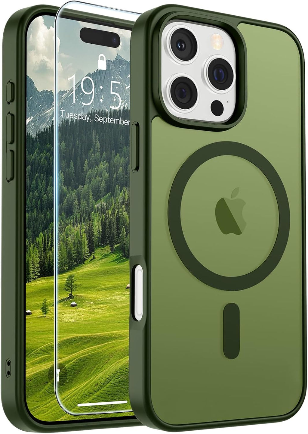 SUPFINE Magnetic for iPhone 16 Case Black