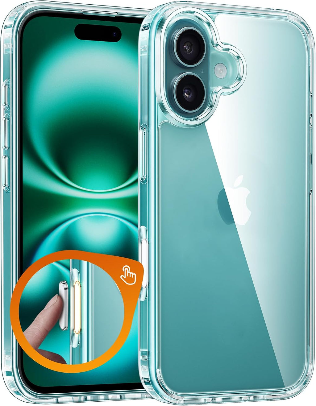 FNTCASE for iPhone 15/14/13 Case Compatible with Magsafe Clear Phonecase