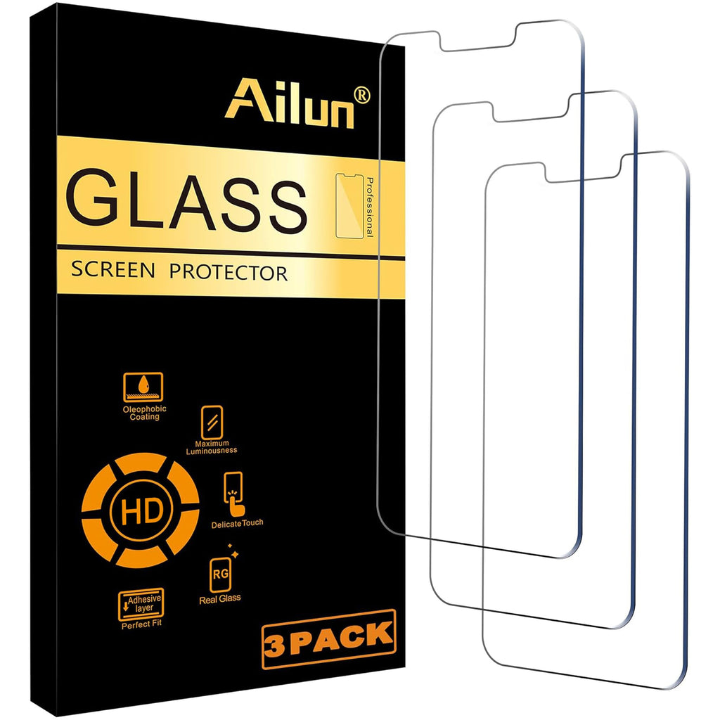 Ailun 3 Pack Screen Protector for iPhone 17e/16e/14/13/13 Pro